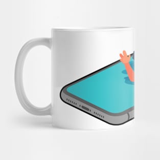 drowning in gadgets Mug